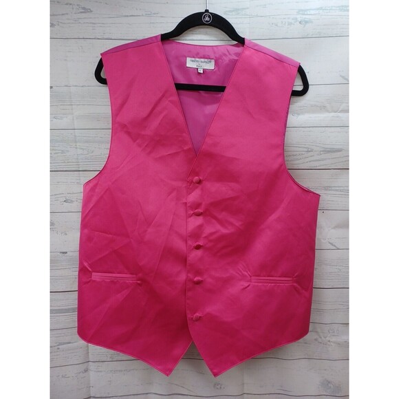 VESUVIO NAPOLI Italy Men’s Vest Red Sz XL - Picture 1 of 10